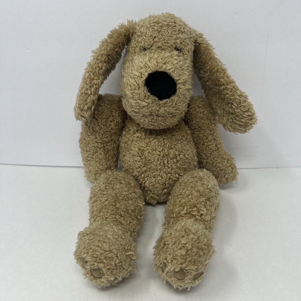 Vtg Chosun Dog Puppy Plush Light Brown Stuffed Animal w/ Long Floppy Ears 12"
